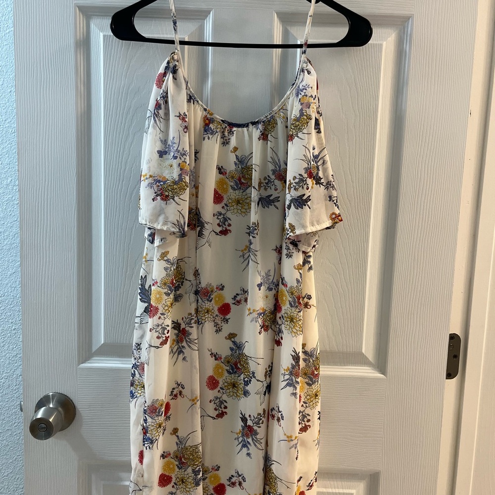 Floral Spaghetti Strap Dress